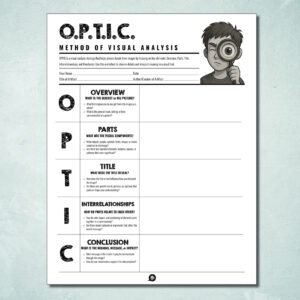 OPTIC Visual Analysis Worksheet (DIGITAL DOWNLOAD)